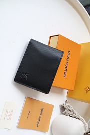 LV MULTIPLE WALLET Black M80770 Size 11.5x9x1.5 cm - 3