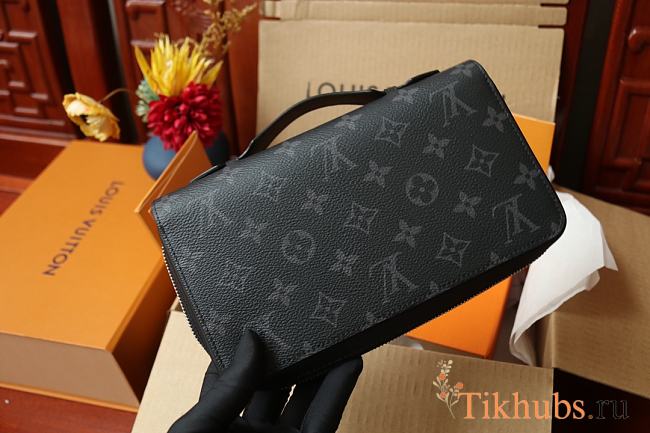 LV ZIPPY XL WALLET MONOGRAM ECLIPSE CANVAS N41503 Size 23x15x4 cm - 1