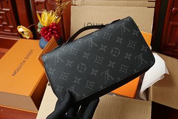 LV ZIPPY XL WALLET MONOGRAM ECLIPSE CANVAS N41503 Size 23x15x4 cm