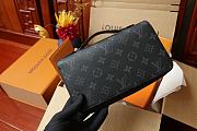 LV ZIPPY XL WALLET MONOGRAM ECLIPSE CANVAS N41503 Size 23x15x4 cm - 2