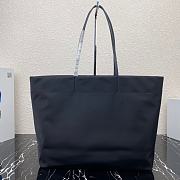 PRADA Re-Nylon and Saffiano Leather Tote Bag Black 1BG107 Size 40x34x16 cm - 5