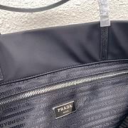 PRADA Re-Nylon and Saffiano Leather Tote Bag Black 1BG107 Size 40x34x16 cm - 3