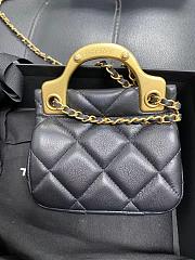 CHANEL Mini Castle Series Hanger Bag Size 11x10x3 cm - 4