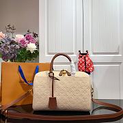 LV Speedy Bandouliere Beige M42403 Size 25x19x17cm - 1