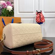 LV Speedy Bandouliere Beige M42403 Size 25x19x17cm - 4