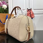 LV Speedy Bandouliere Beige M42403 Size 25x19x17cm - 2