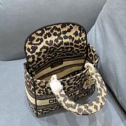 DIOR CD LADY Leopard Print 9027 Size 24×20×11cm - 4