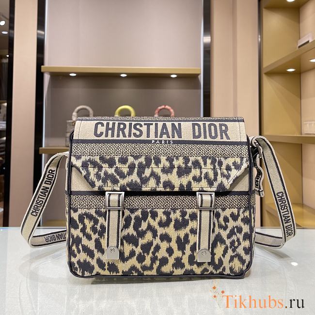 DIOR Messenger Leopard 9025 Size 27×28×11 cm - 1