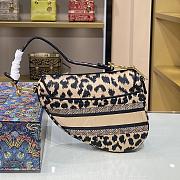 DIOR Saddle Leopard Print 9012 Size 25.5×20×6.5 cm - 4