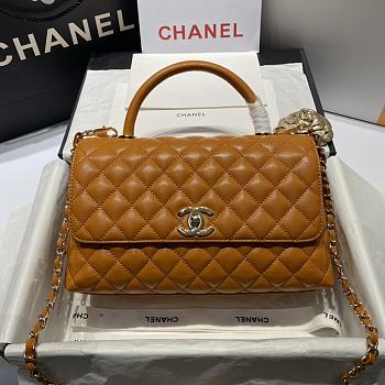 CHANEL Car Side Pumpkin Light Gold 92991 Size 28