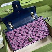 Gucci Shoulder GG Marmont Mini Pink 443497 Size 26x15x7cm - 3