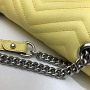 GG Marmont Shoulder Bag Banana Yellow 443497 Size 26x15x7 cm - 2