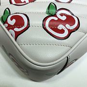 GG Marmont Shoulder Bag Apple 443497 Size 26x15x7 cm - 6