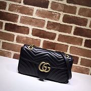 GG Marmont Shoulder Bag Grams Of Full Leather 443497 Size 26x15x7 cm - 1