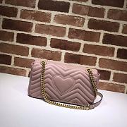 GG Marmont Shoulder Bag Nude Powder 443497 Size 26x15x7 cm - 4