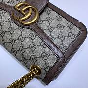 GG Marmont Shoulder Bag Brown 443497 Size 26x15x7 cm - 2