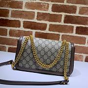 GG Marmont Shoulder Bag Brown 443497 Size 26x15x7 cm - 4