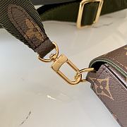 LV FÉLICIE STRAP & GO Green M80091 17x9.6x3.5 cm - 2