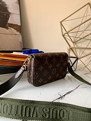 LV FÉLICIE STRAP & GO Green M80091 17x9.6x3.5 cm - 5