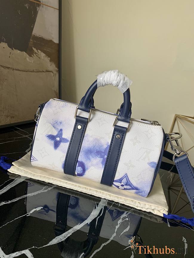 Keepall XS Monogram Watercolor Blue M45761 Size 21x12x9cm - 1