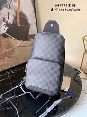 LV AVENUE SLING Damier Graphite Black Grid BAG N41719 Size 20x10x31 cm - 1