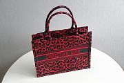 Dior Tote Book Mizza Red 1286 Size 36x28x14 cm - 4