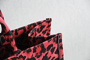 Dior Tote Book Mizza Red 1286 Size 41.5x34.5x16 cm - 2