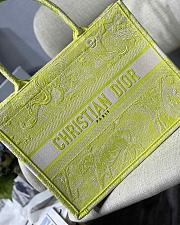 Dior Tote Book Mizza Yellow 1286 Size 41x38x18 cm - 2