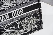 Dior Tote Book Around the World Black 1286 Size 41.5x34.5x16 cm - 2