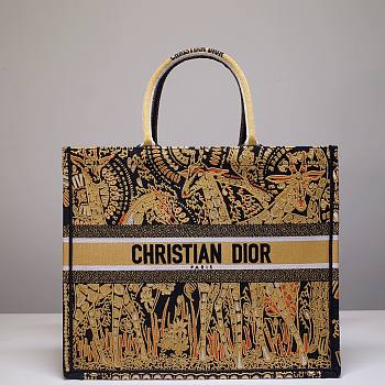 Dior Big Fire Tote Bag 1286 Size 41.5x34.5x16 cm