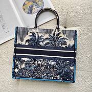 Dior Tote Book Deep Sea Blue M1286m85 Size 41,5 cm - 4