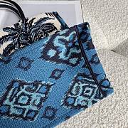 Dior Tote Book Deep Sea Blue m1286m78 Size 36 - 4