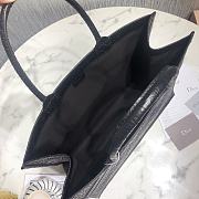 Dior Book Tote Calfskin Handbag Black M1286 Size 41.5x32x5 cm - 6