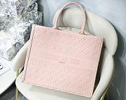 Dior Tote Book Pink Check M1286 Size 41.5X32X5 cm - 1