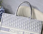 Dior Book Tote Gray M1286 Size 41.5x32 cm - 3