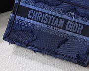 Dio.r Mini Book Tote Blue Black M1286 Size 23x17x7 cm - 2