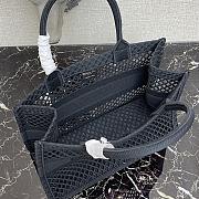 Dior Book Tote Series In Lights Black Size 36 - 5