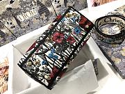 LADY DIOR Embroidered Pastoral Flowers M0565 Size 24x20x11 cm - 6