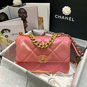 Chanel 19 Bag Flap Bag Symphony Pink AS1161 Size 30 cm - 6