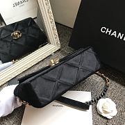 Chanel Latest Small Flap Bag Classic Black AS1160 Size 16x26x9cm - 3