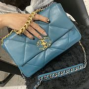 Chanel Lingge Tofu Bag Blue AS1160 Size 26x9x16 cm - 1