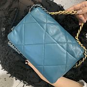 Chanel Lingge Tofu Bag Blue AS1160 Size 26x9x16 cm - 3