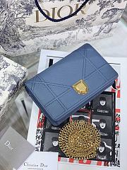 Dior Ama Woc Chain Bag Blue 19 cm - 1