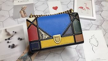 Diorama Snakeskin Patchwork Color Size 21