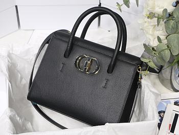 Dior St Honoré Black Enamel Buckle M8012 Size 25x19x12 cm