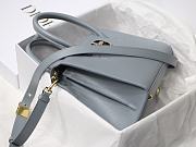 Dior St Honoré Light Blue Enamel Button M8012 Size 25x19x12 cm - 6