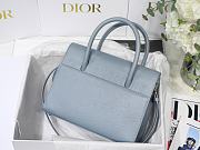 Dior St Honoré Light Blue Enamel Button M8012 Size 25x19x12 cm - 4