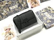 Montaigne Frosted Palm Print 30 Black M9203 Size 24x17x8 cm - 3