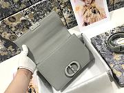 Montaigne Frosted Palm Print 30 Gray M9203 Size 24x17x8 cm - 3