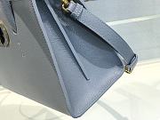 Dior 30 Montaigne St Honoré Grained Calfskin Gray Size 25x19x12 cm - 3